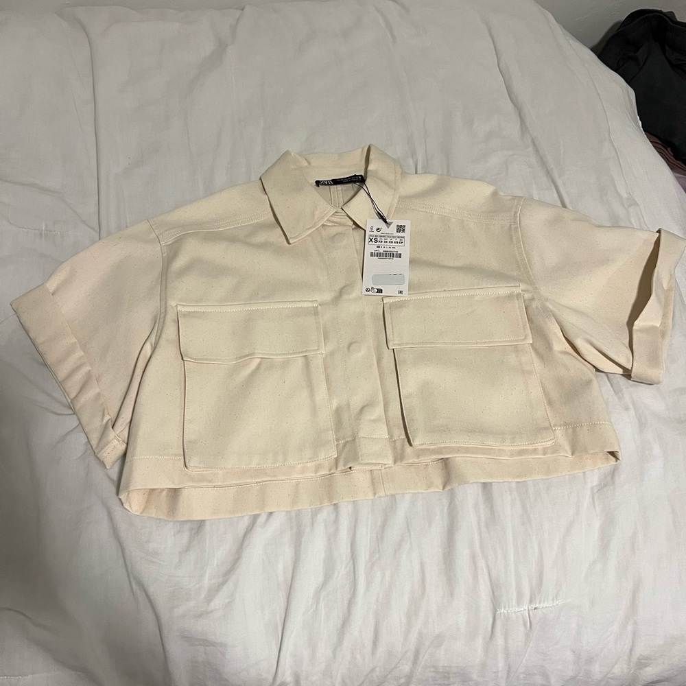 Zara Cropped Jacket/Top